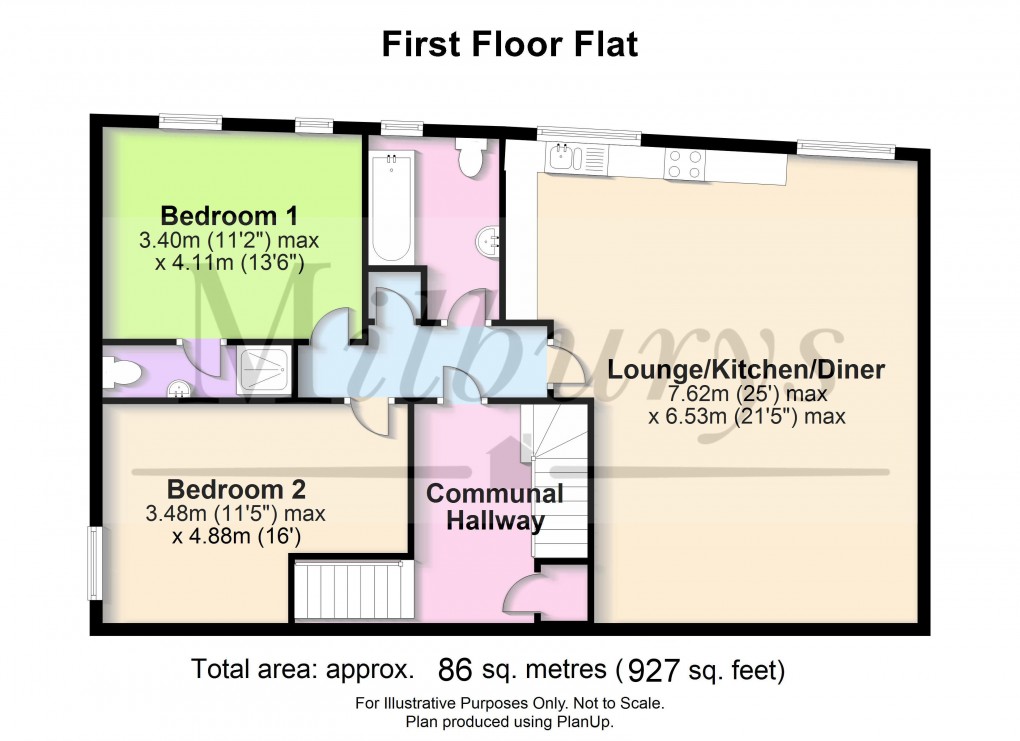 Floorplan for High Street, Wickwar, South Gloucestershire