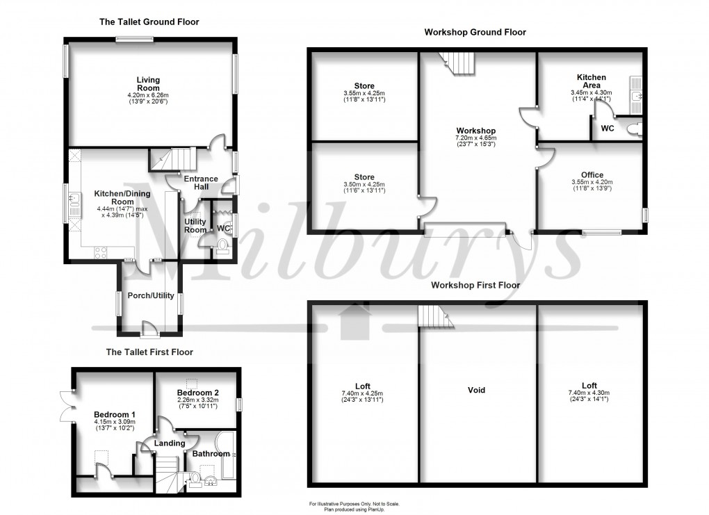 Floorplan for Nupdown Lane, Nupdown, South Gloucestershire