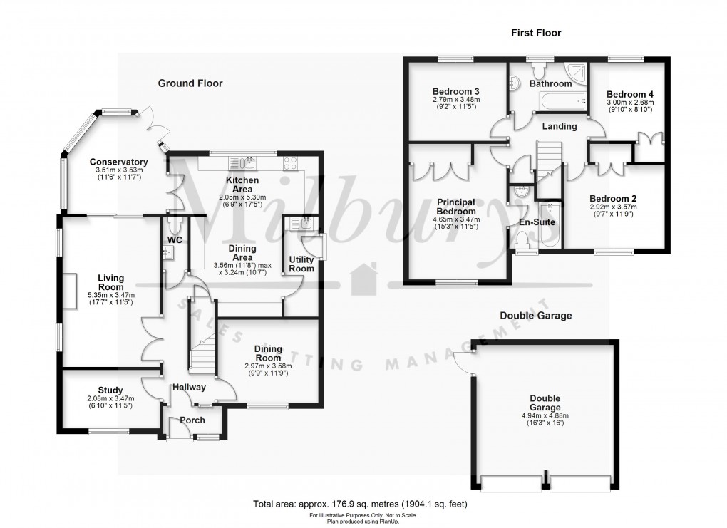 Floorplan for Chatsworth Park, Thornbury, South Gloucestershire