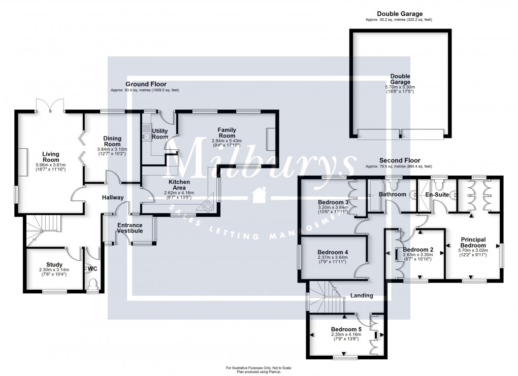 Floorplan for Church Cottage, Stone, Gloucestershire