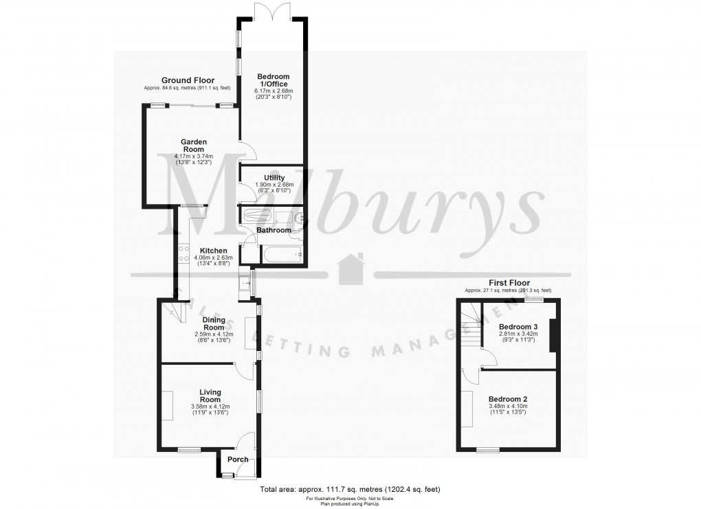 Floorplan for Down Road, Alveston, South Gloucestershire