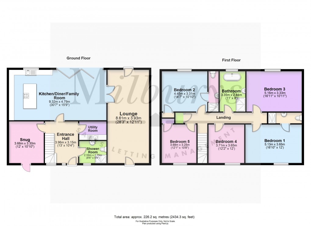 Floorplan for Box Hedge Lane, Coalpit Heath, Bristol