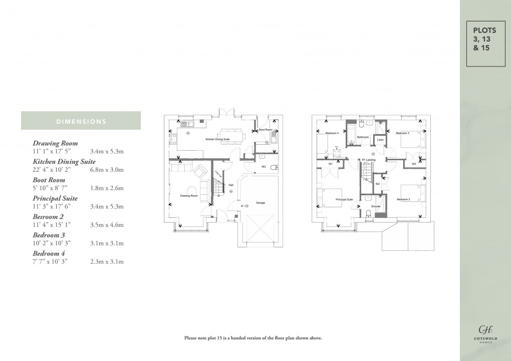 Floorplan for King's Meadow, Falfield, South Gloucestershire