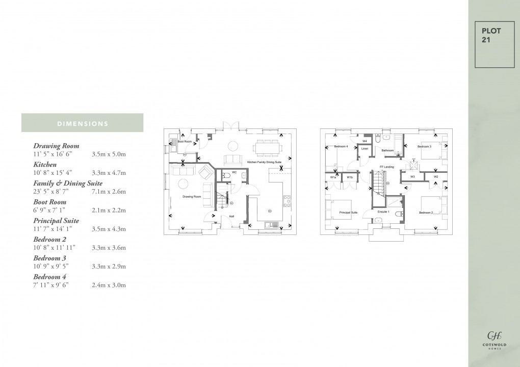 Floorplan for King's Meadow, Falfield, South Gloucestershire