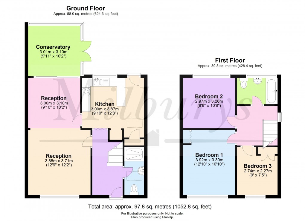 Floorplan for Pitchcombe, Yate, South Gloucestershire