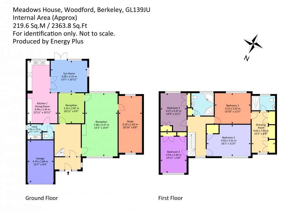 Floorplan for Woodford, Berkeley, Gloucestershire