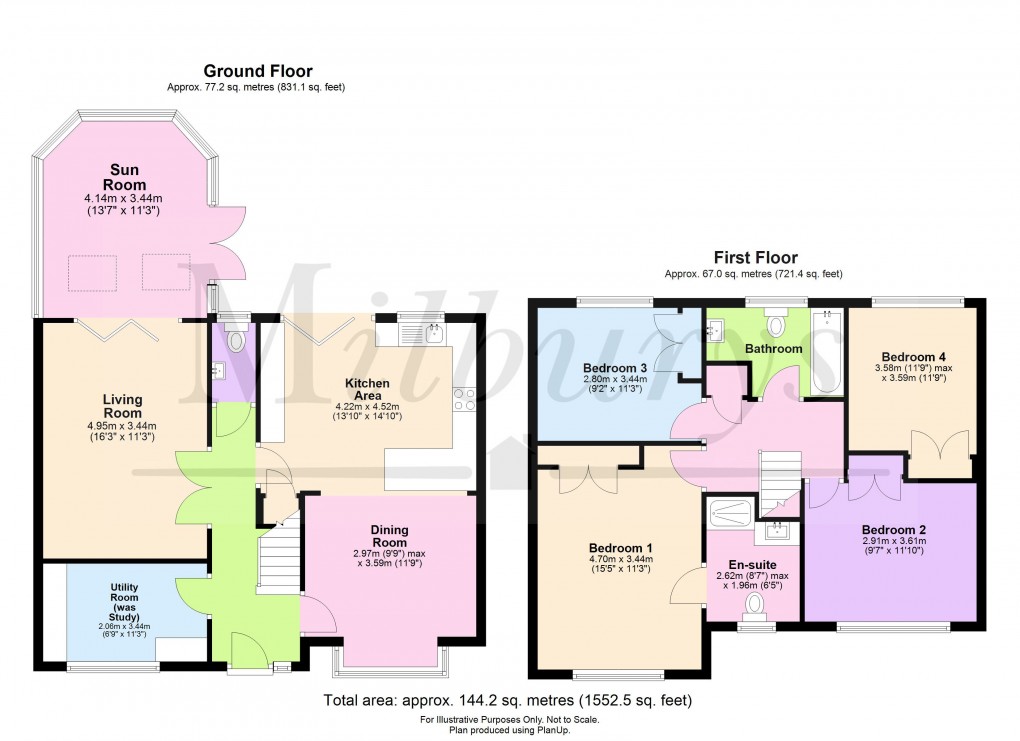 Floorplan for Turnpike Gate, Wickwar, South Gloucestershire