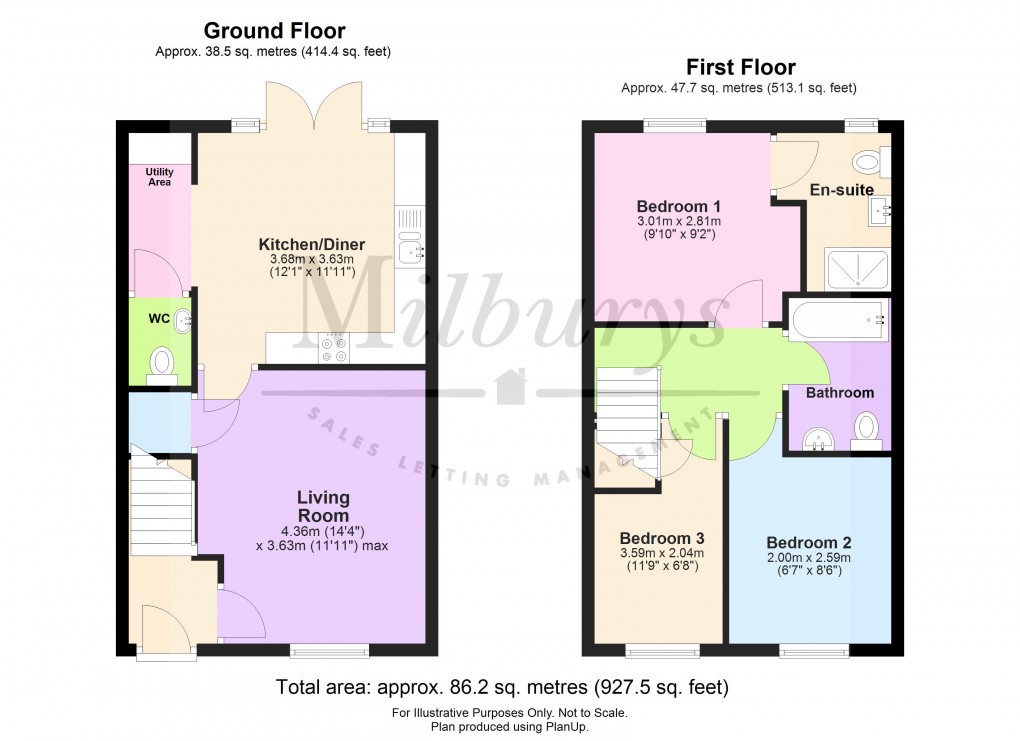 Floorplan for Weavers Way, Chipping Sodbury, South Gloucestershire