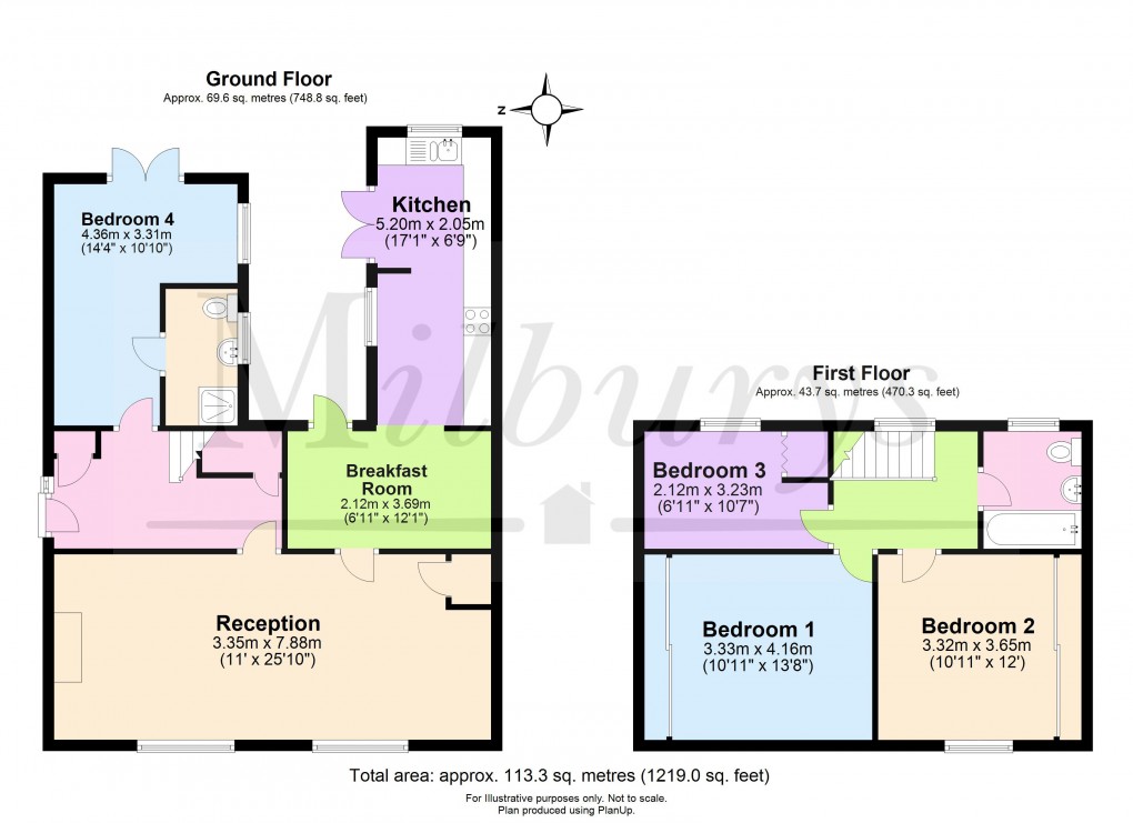 Floorplan for Mead Road, Chipping Sodbury, South Gloucestershire