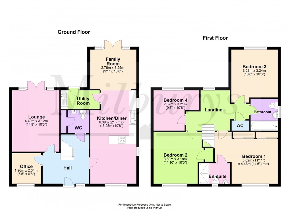 Floorplan for Pennington Road, Wickwar, Gloucestershire