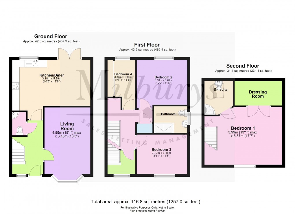 Floorplan for Broad Lane, Yate, South Gloucestershire