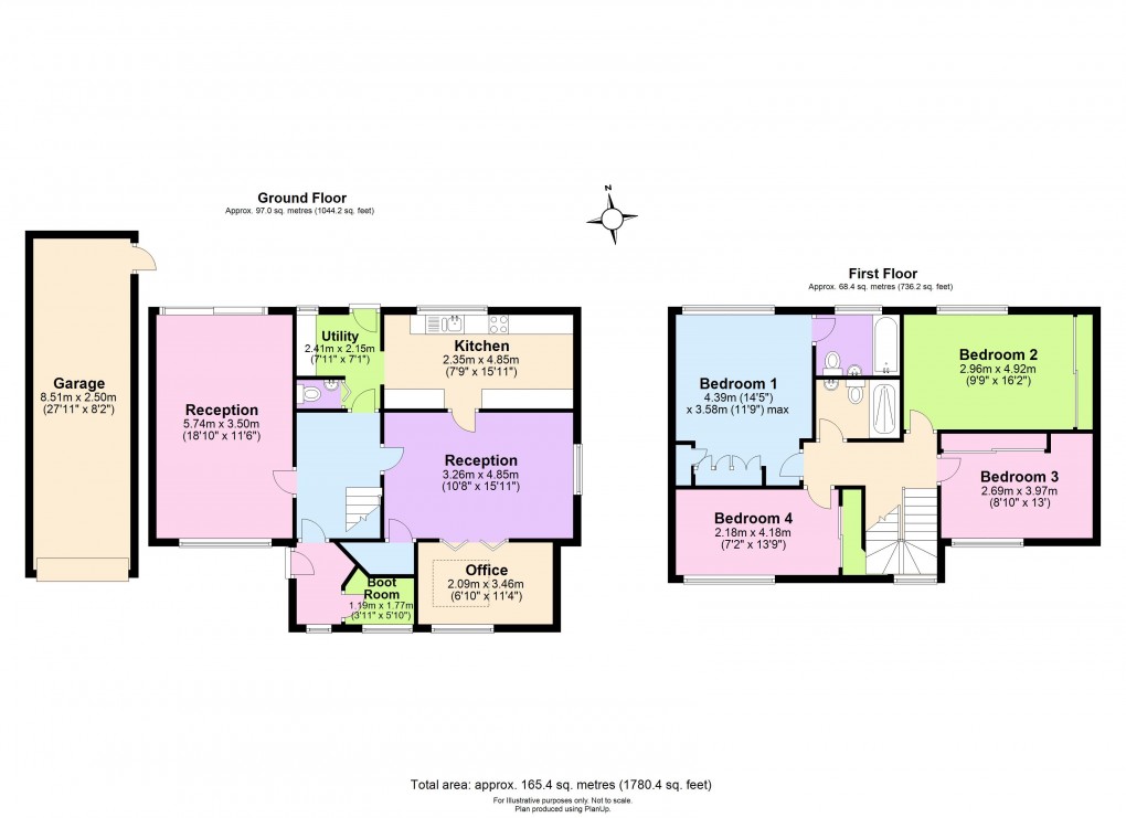 Floorplan for Grassington Drive, Chipping Sodbury, South Gloucestershire