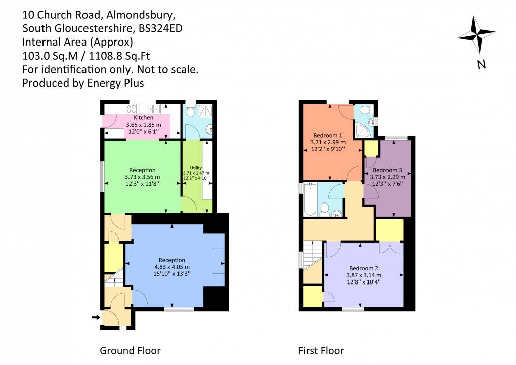 Floorplan for Church Road, Lower Almondsbury, South Gloucestershire