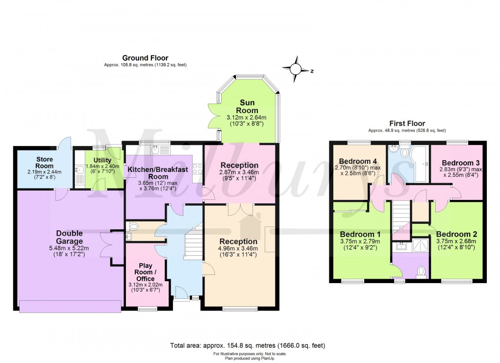 Floorplan for Clayfield, Yate, South Gloucestershire