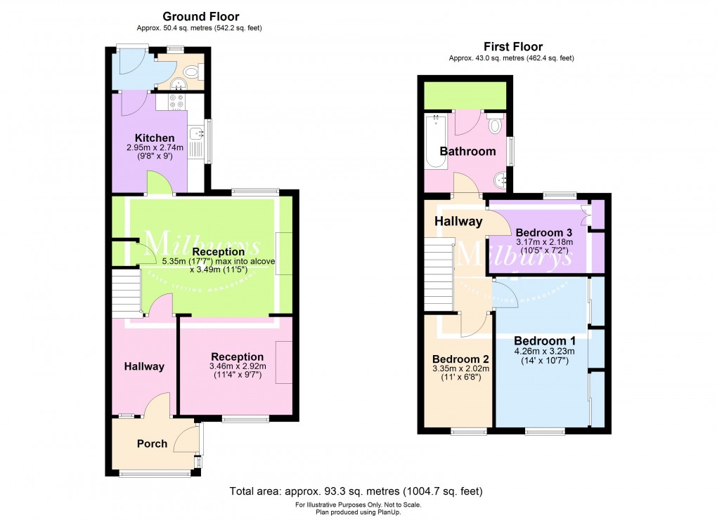 Floorplan for The Buthay, Wickwar, South Gloucestershire