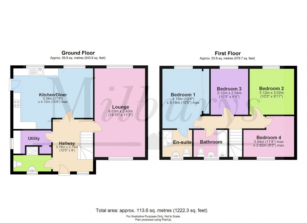 Floorplan for Inglestone Road, Wickwar, South Gloucestershire