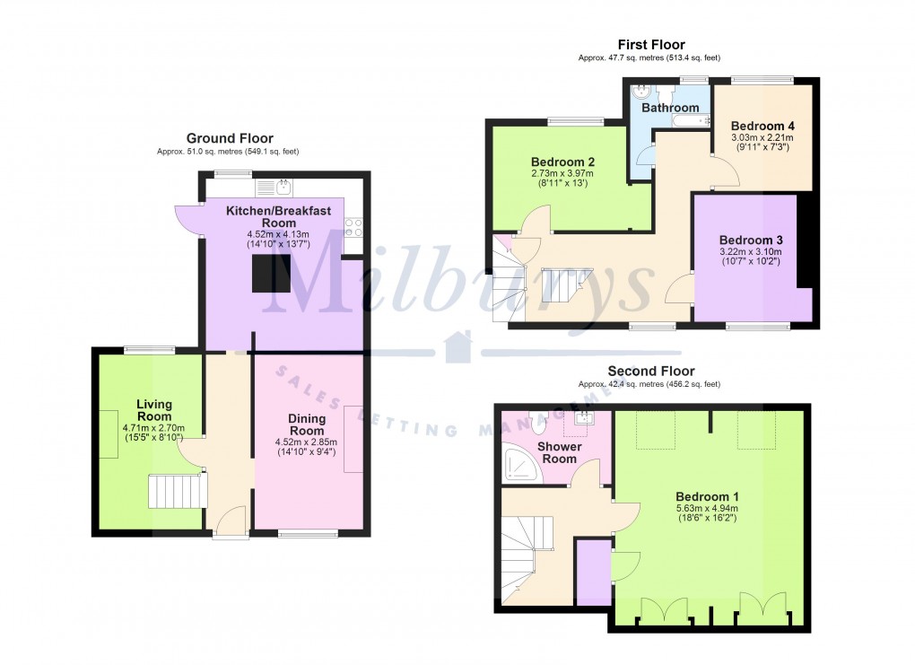 Floorplan for Abbey Street, Kingswood, Wotton-under-Edge, Gloucestershire