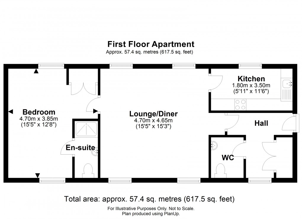 Floorplan for Beechacres, Thornbury, South Gloucestershire