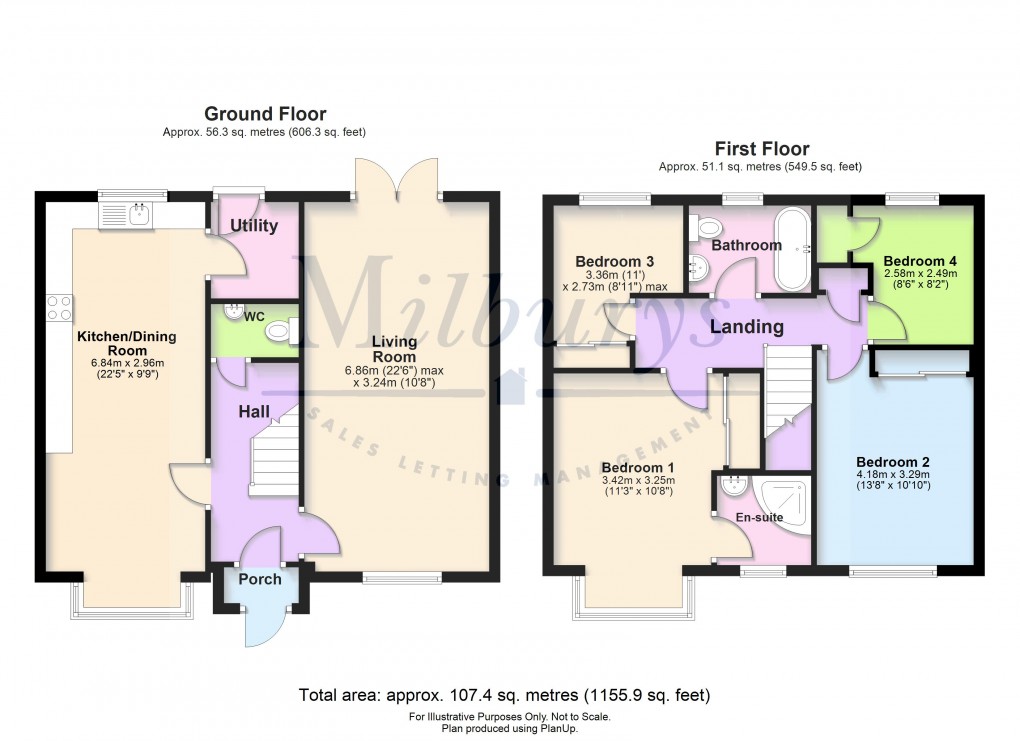 Floorplan for Long Croft, Yate, South Gloucestershire