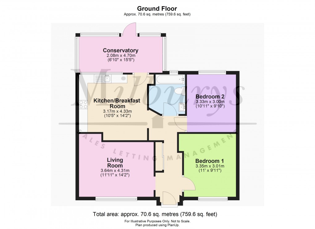 Floorplan for May Grove, Charfield, South Gloucestershire