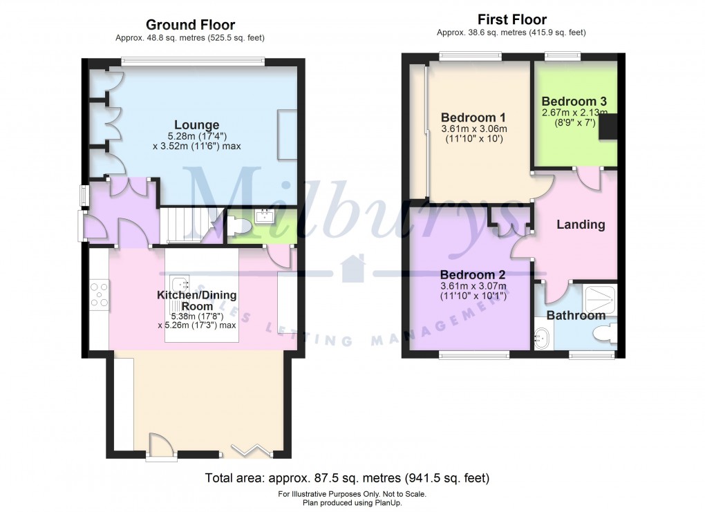 Floorplan for Newlyn Way, Yate, Chipping Sodbury