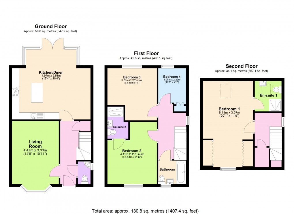 Floorplan for Wainblade Court, Yate, South Gloucestershire