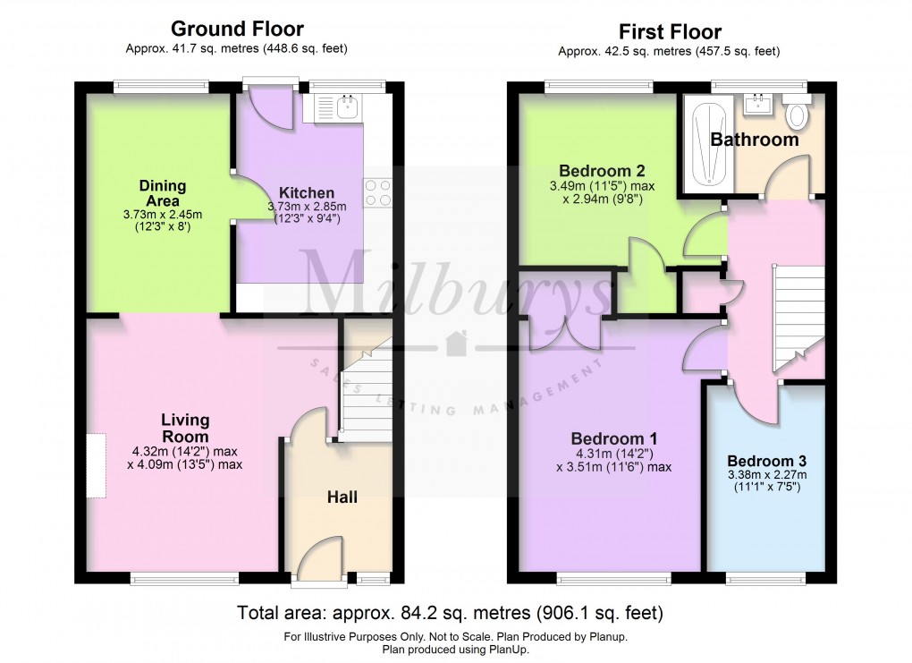 Floorplan for High Street, Hawkesbury Upton, South Gloucestershire