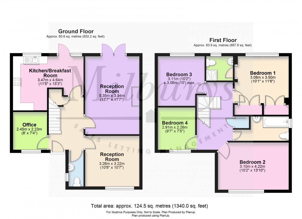 Floorplan for Farmcote, HIllesley, Gloucestershire