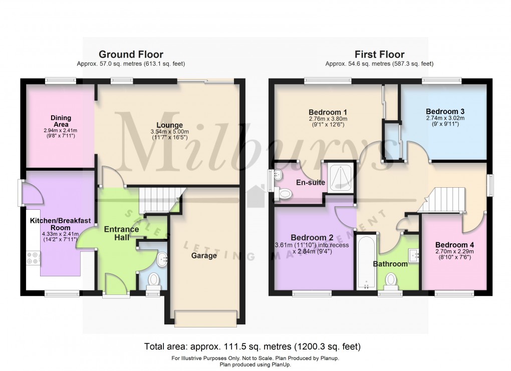 Floorplan for The Knapp, Yate, South Gloucestershire