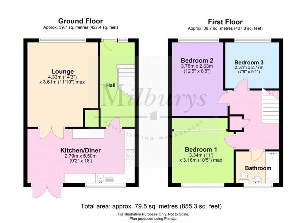 Floorplan for Woodmancote, Yate, South Gloucestershire