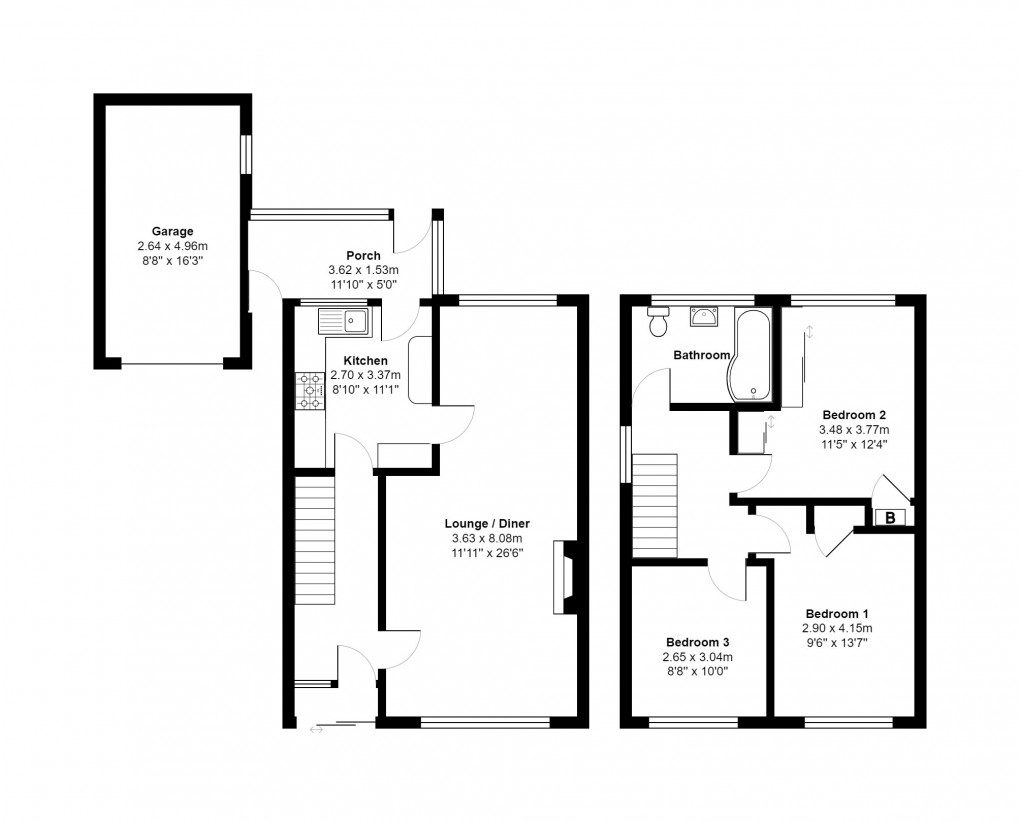 Floorplan for Alveston, Bristol, Gloucestershire