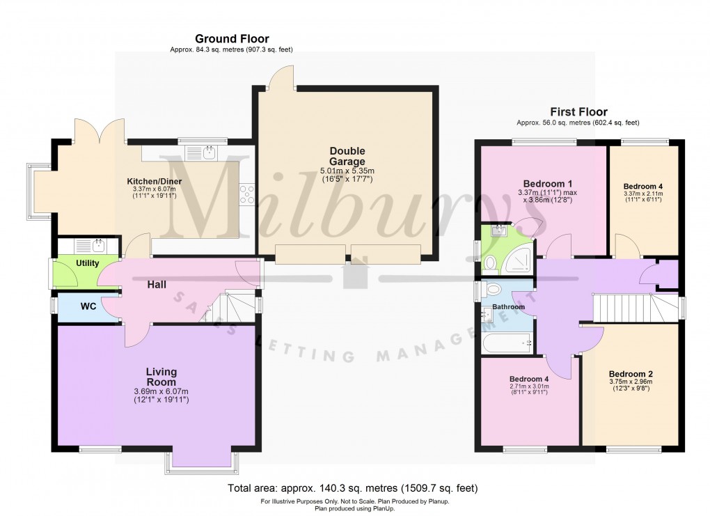 Floorplan for Old Mill Close, Westerleigh, South Gloucestershire