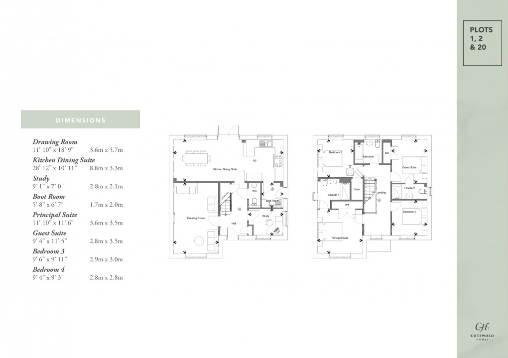 Floorplan for King's Meadow, Falfield, South Gloucestershire