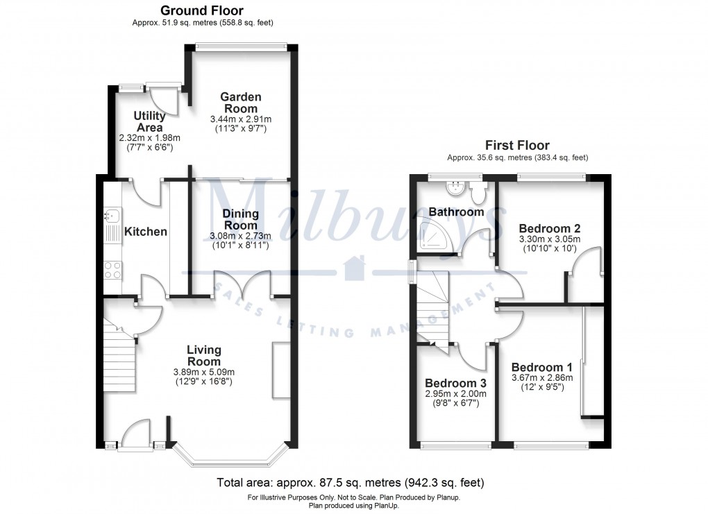 Floorplan for Thornbury, South Gloucestershire