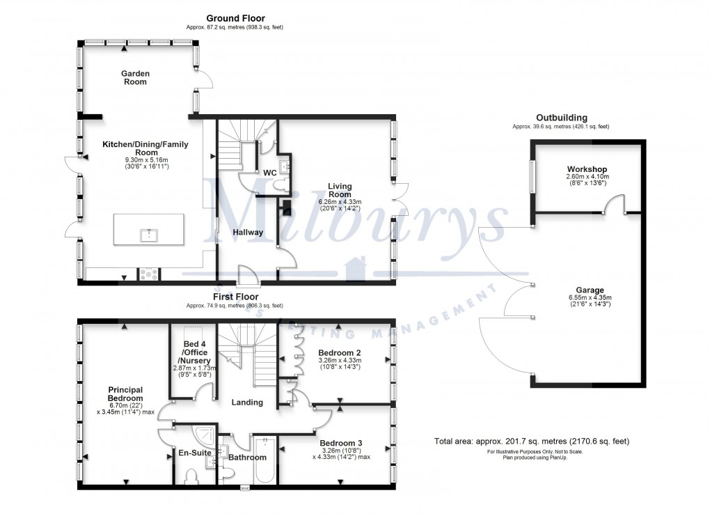 Floorplan for Morton Street, Thornbury, South Gloucestershire