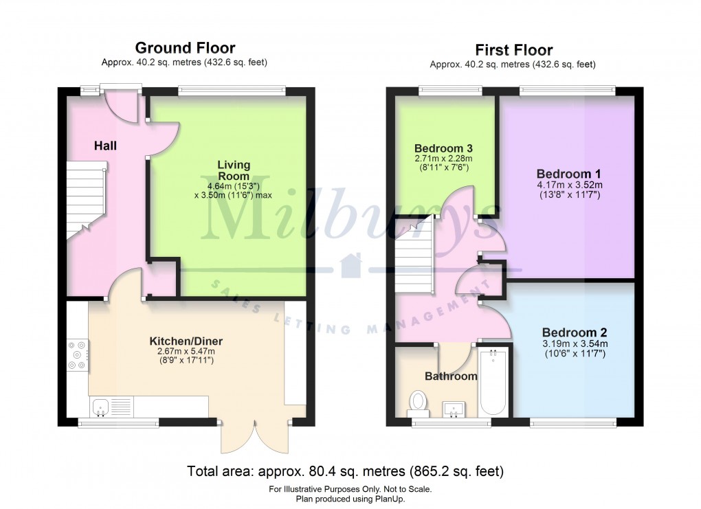 Floorplan for Cherington, Yate, South Gloucestershire