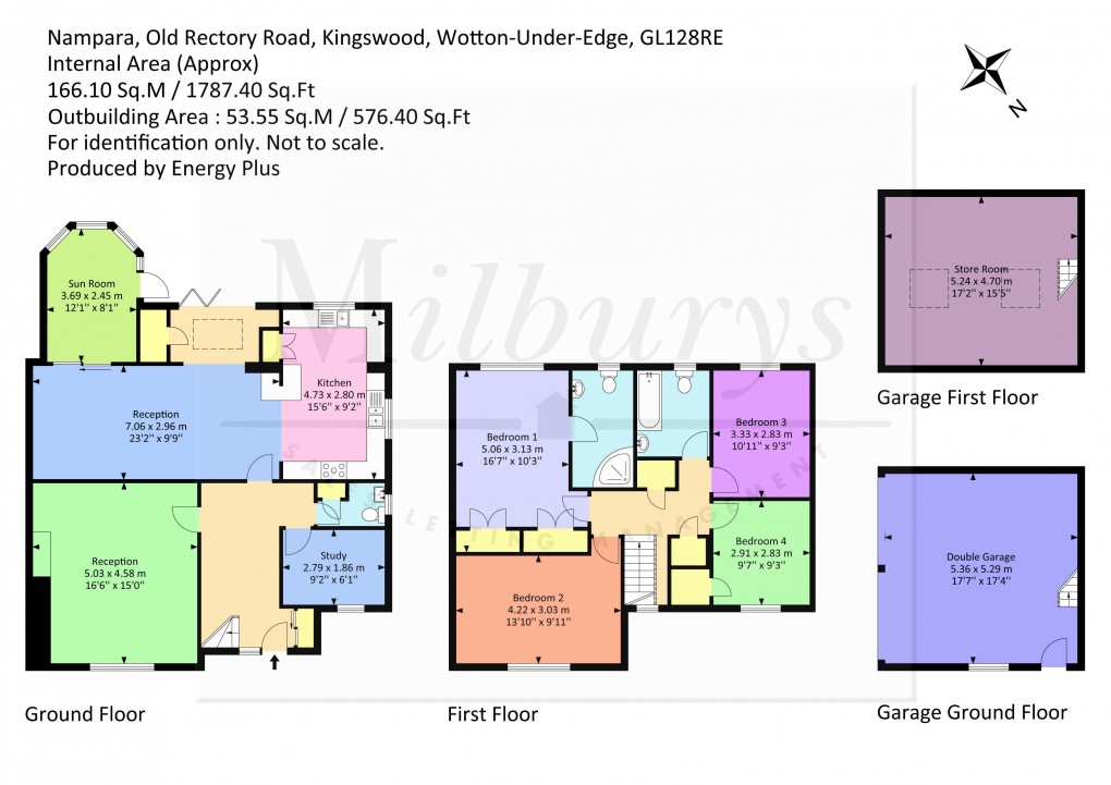 Floorplan for Old Rectory Road, Kingswood, Gloucestershire