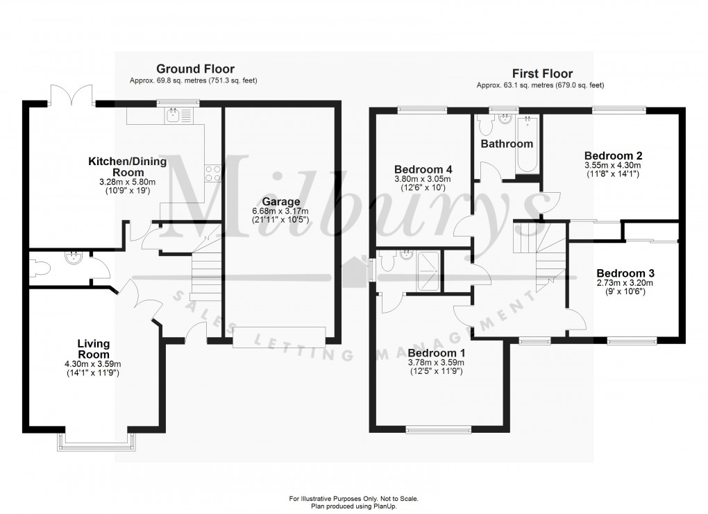 Floorplan for Jenkinson Way, Falfield, Wotton-under-Edge