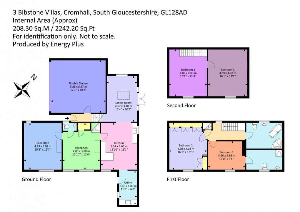 Floorplan for Bibstone, Cromhall, South Gloucestershire