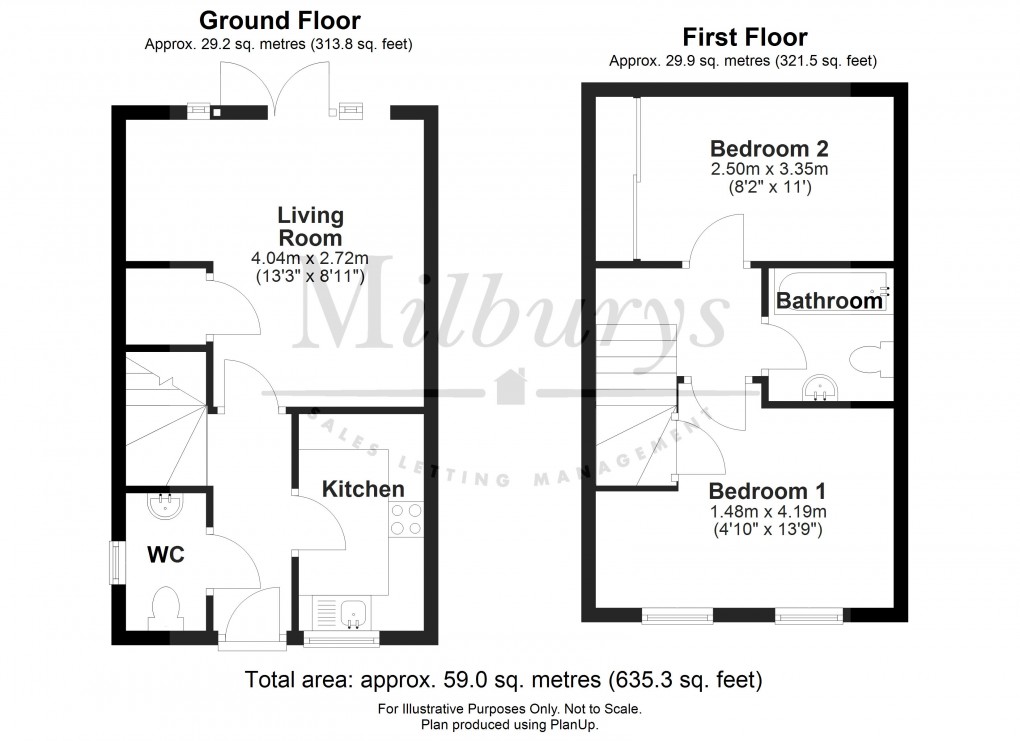 Floorplan for Barley Fields, Thornbury, South Gloucestershire