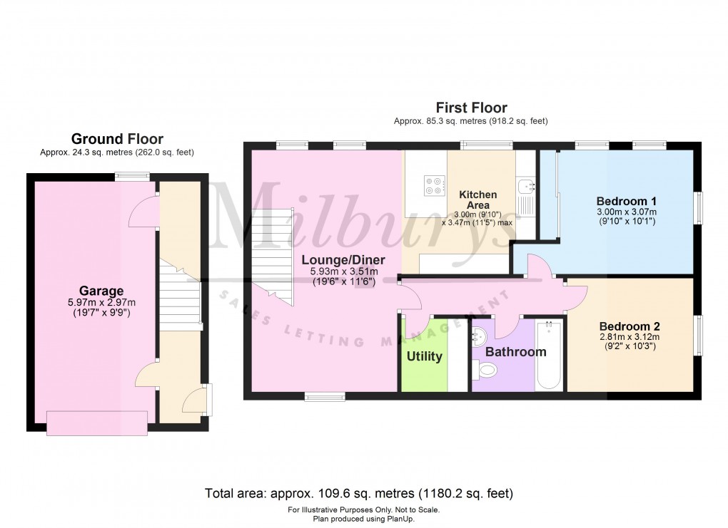 Floorplan for Sodbury Vale, Chipping Sodbury, South Gloucestershire