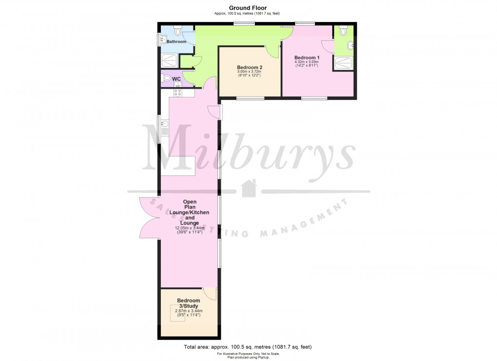 Floorplan for Mayshill, Frampton Cotterell, South Gloucestershire