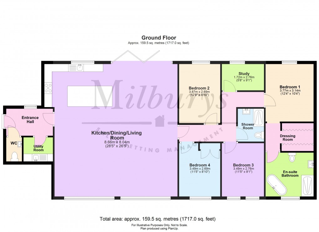 Floorplan for Mays Hill, Frampton Cotterell, South Gloucestershire