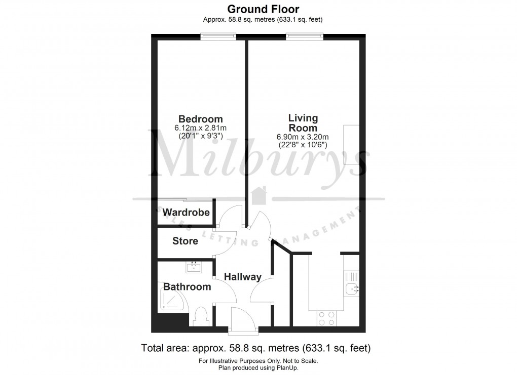 Floorplan for Thornbury, South Gloucestershire