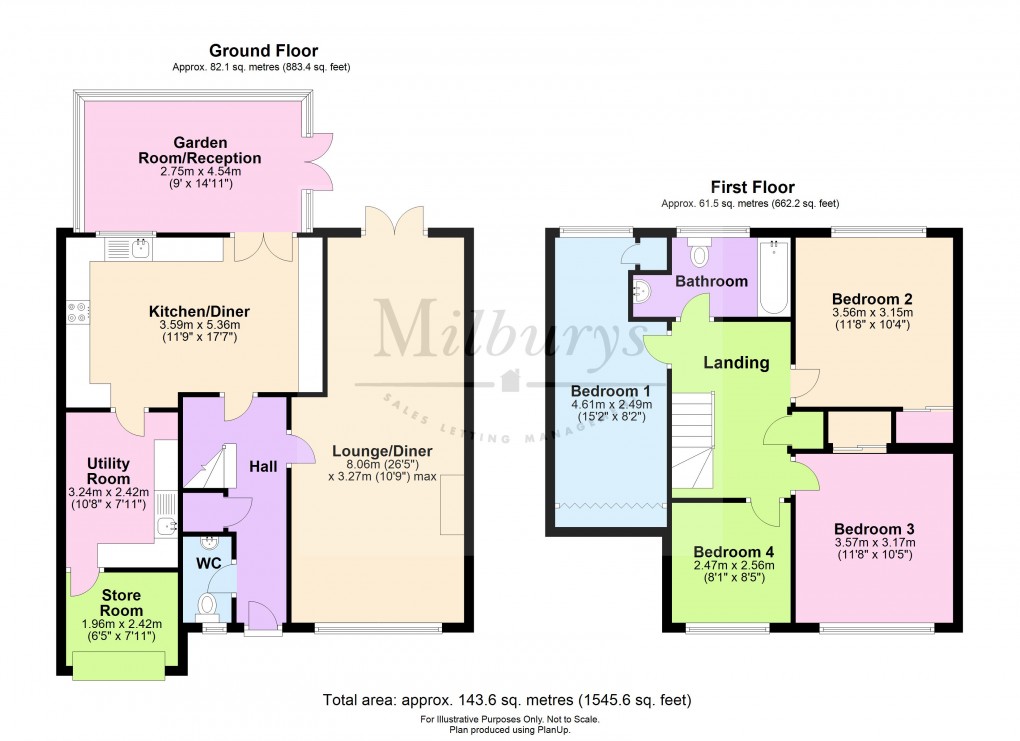 Floorplan for Inglestone Road, Wickwar, South Gloucestershire