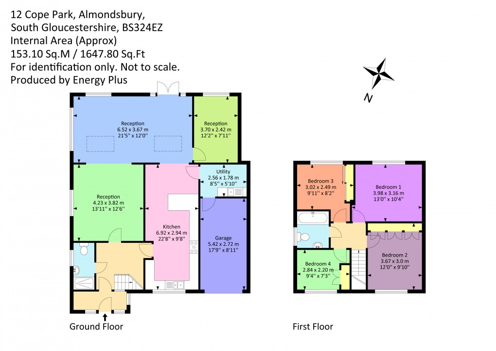 Floorplan for Cope Park, Almondsbury, South Gloucestershire