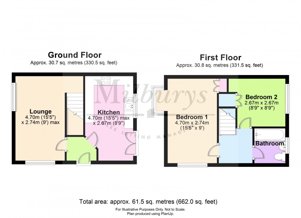 Floorplan for Grace Close, Chipping Sodbury, South Gloucestershire