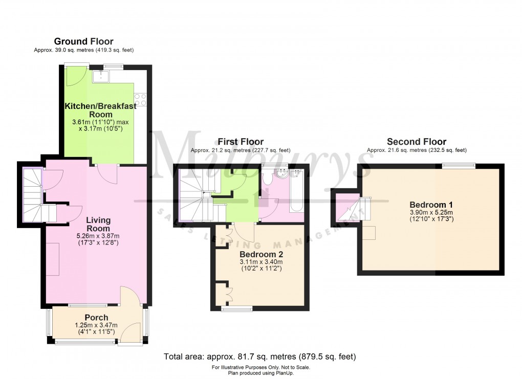 Floorplan for Crow Meadow, Kingswood, Gloucestershire