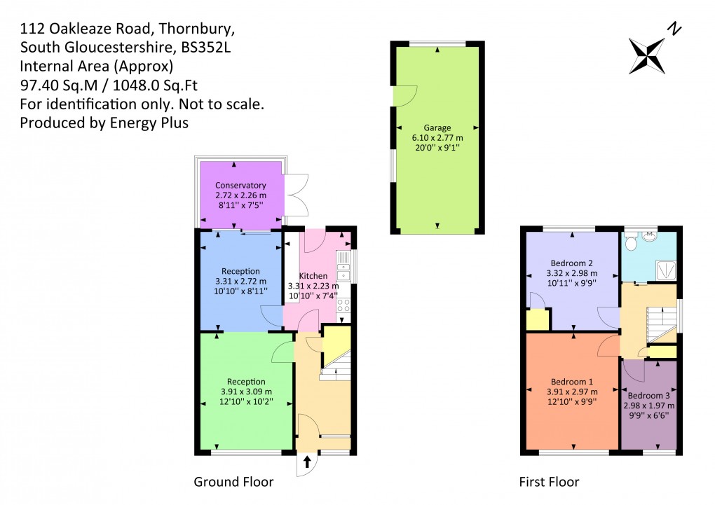 Floorplan for Oakleaze Road, Thornbury, South Gloucestershire