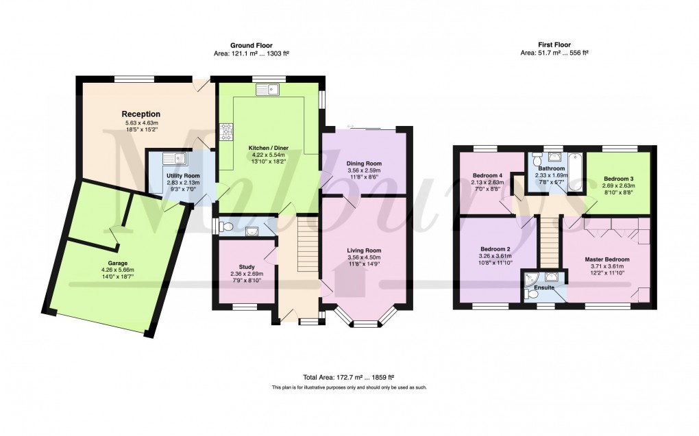 Floorplan for Shackleton Avenue, Yate, South Gloucestershire